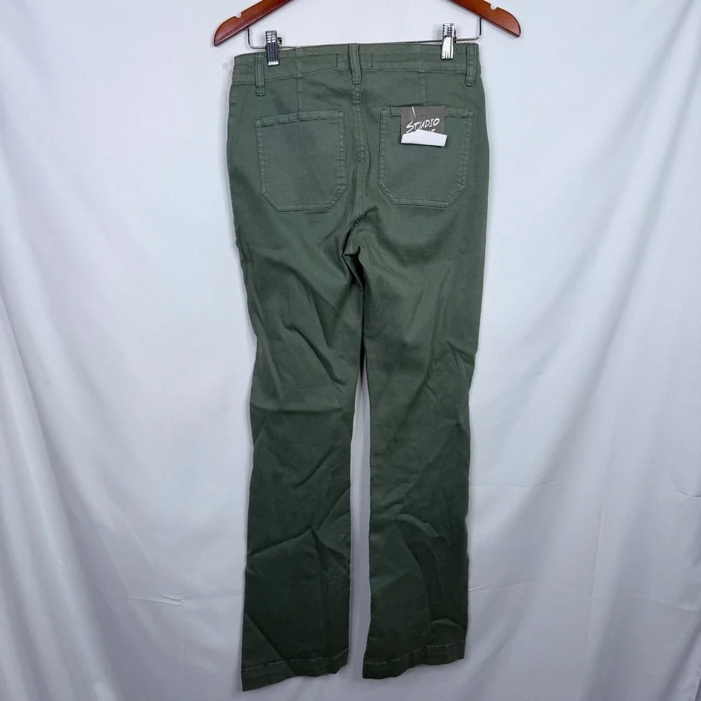 Studio Blue Utility Pants Women 32 Juniper Green NWT - Picture 5 of 9